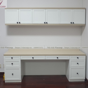 Bàn làm việc cánh pano phủ Melamine