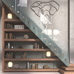 Nội thất chân cầu thang 001