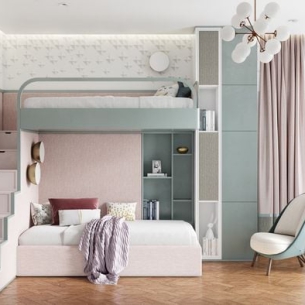 giường tầng em bé mẫu 003