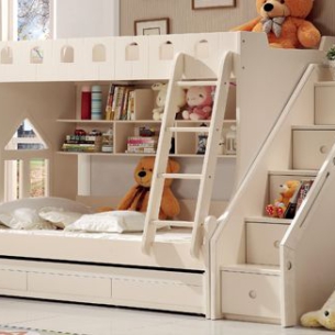 Giường tầng em bé MDF chống ẩm 