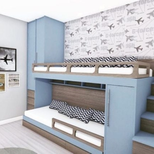 giường tầng em bé mẫu 010