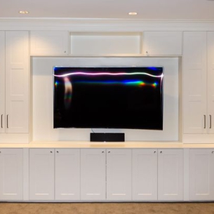 Mẫu kệ tivi phòng khách cánh sơn