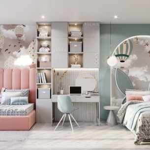 Mẫu nội thất phòng ngủ cho bé