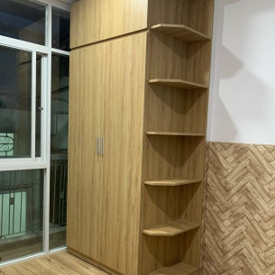 Tủ áo MDF Phủ Melamine hoàn thiện
