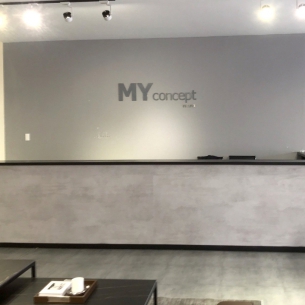 QUẦY LỄ TÂN MDF KẾT HỢP SƠN MỜ