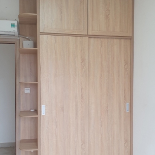 Tủ quần áo cửa lùa ván MDF chống ẩm phủ Melamine